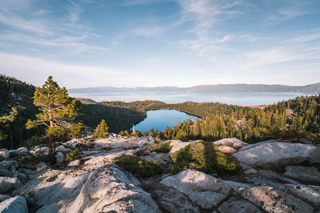 Lake Tahoe to set the scene for the TRT hike
